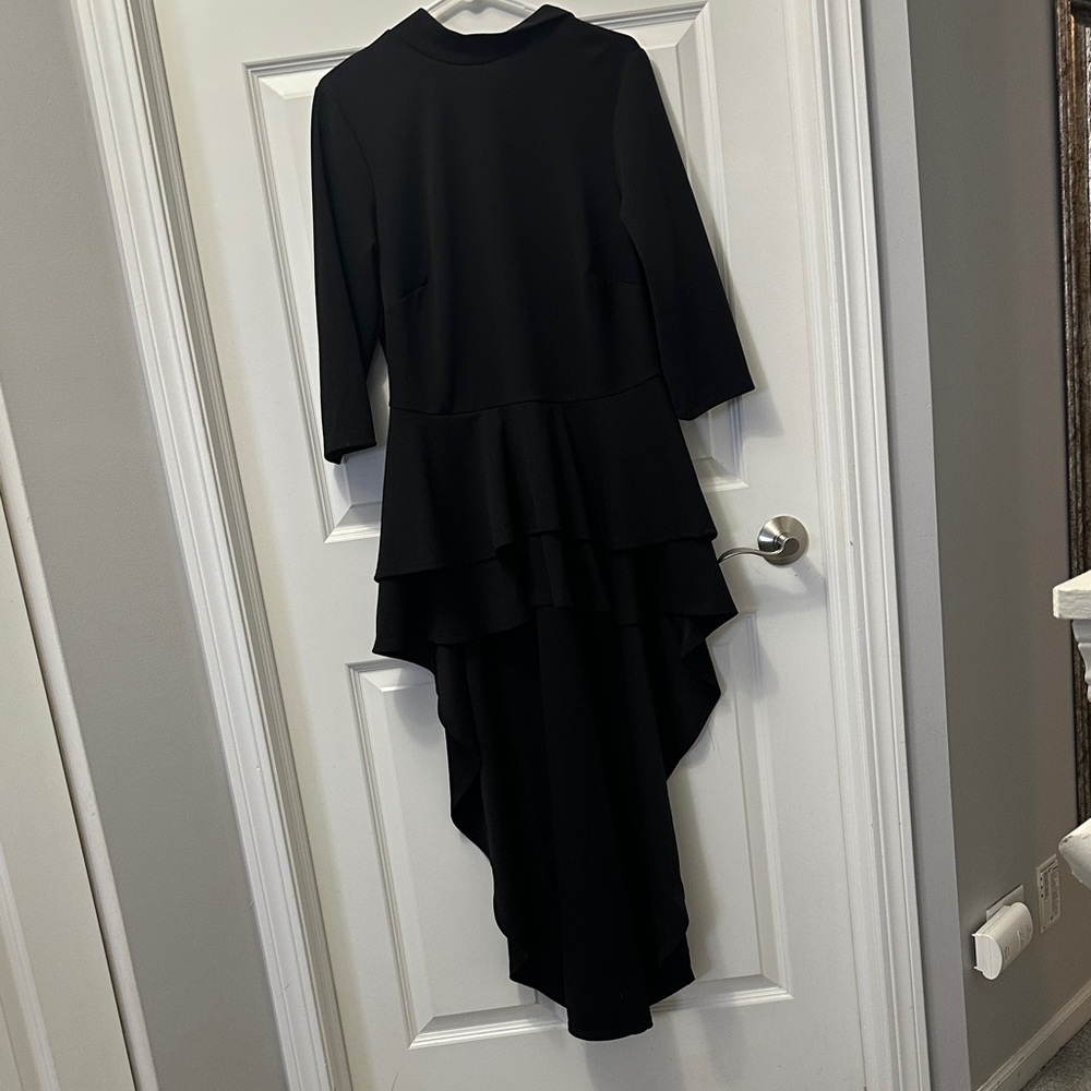 Ashley Stewart Black Layered Blouse
